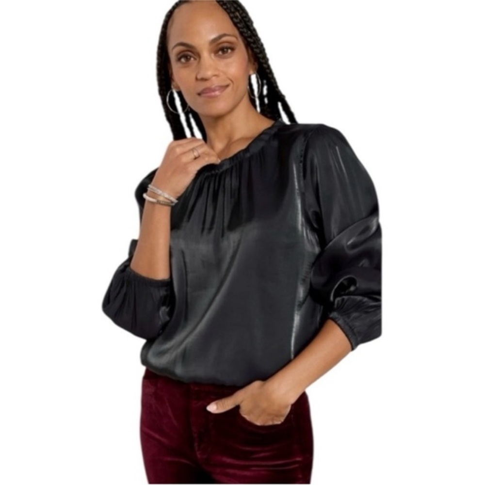 Evereve Cloth & Stone Shimmer Blouse NWT Medium